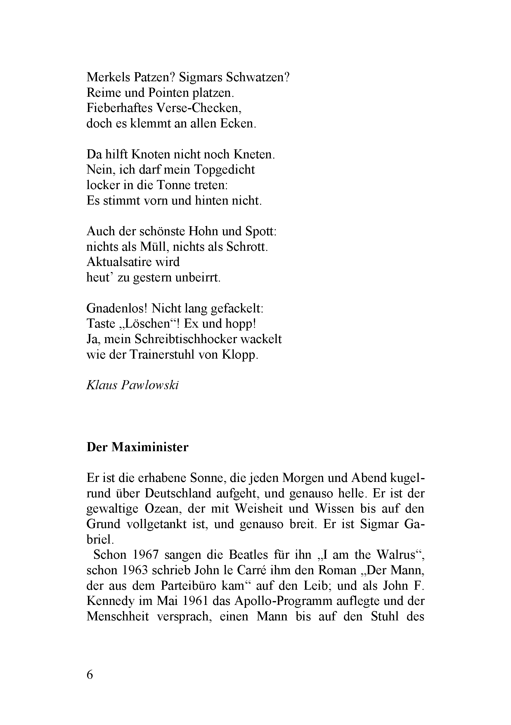 Peter Köhler, Klaus Pawlowski, Reinhard Umbach: Krumme Zeiten, schräge Köpfe
